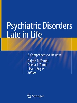 cover image of Psychiatric Disorders Late in Life